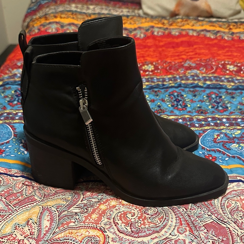 Black Ankle Boots bcbg brand